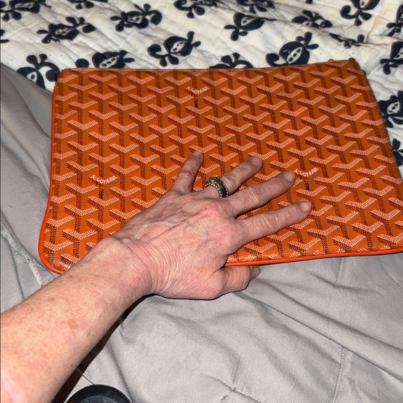 Goyard Orange Clutch - Picture 6 of 10